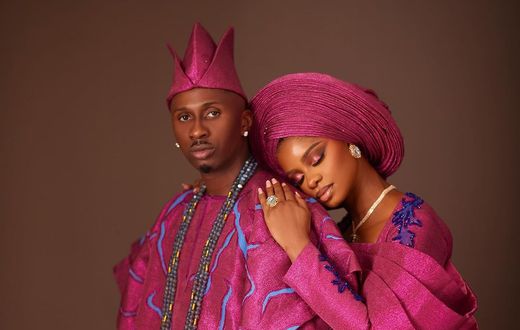 Tanzanian singer Juma Jux and his 23-year old fiancée Priscilla Ajoke Ojo.