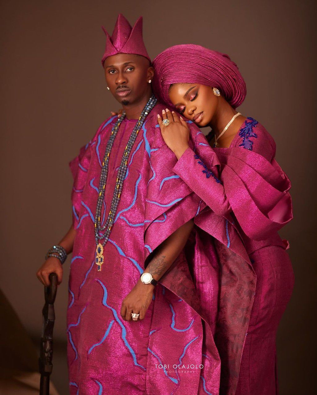 Tanzanian singer Juma Jux and his 23-year old fiancée Priscilla Ajoke Ojo.