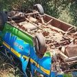Several rushed to hospital as matatu ferrying passengers overturns along Nairobi-Embu road