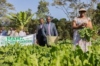 First Lady Rachel Ruto during the launch of 'Mama Kitchen Gardens' program