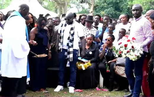 Actress Nyaboke Moraa & Blak Aende bid farewell to daughter Marie in emotional sendoff