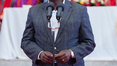 Deputy President Rigathi Gachagua addressing the congregation at Methodist Church in Kenya Mikumbune, Meru, on Sunday September 1, 2024