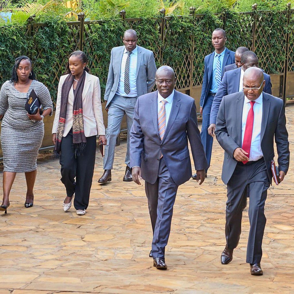 Ivy Chelimo in the company of Deputy President Rigathi Gachagua