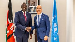 President William Ruto meets Ford Foundation President Darren Walker in U.S.