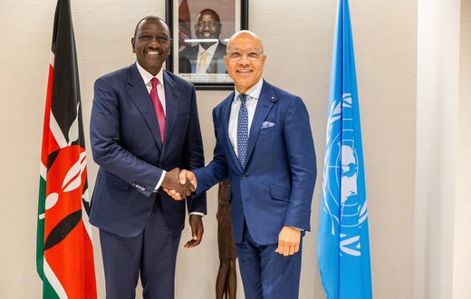 President William Ruto meets Ford Foundation President Darren Walker in U.S.