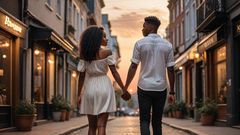 An Ai generated image of a young black couple (Hotpot.ai)