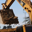 An excavator at work