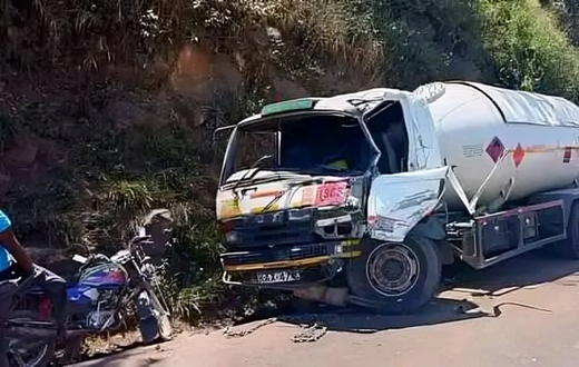 The aftermath of the oil tanker accident in Mai Mahiu