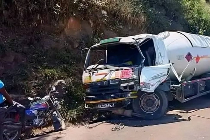 The aftermath of the oil tanker accident in Mai Mahiu