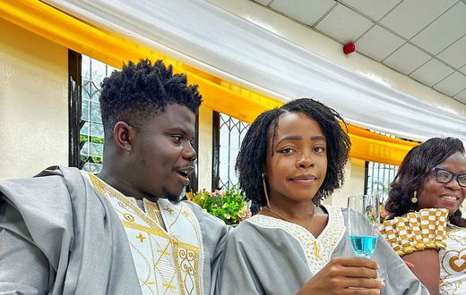 Content creator Miss Trudy with her husband Wode Maya