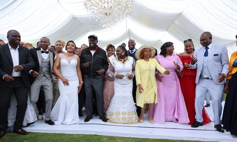 Murang'a Deputy Governor Stephen Munania weds Charity Mbinya in colourful event