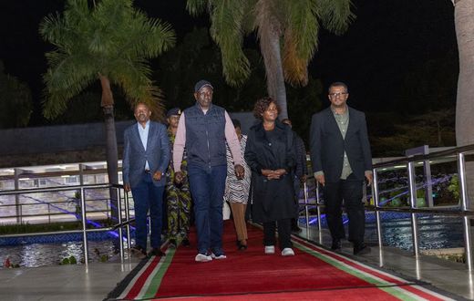 President William Ruto at JKIA shortly before departing to the United States for the 79th session of the United Nations General Assembly in New York on September 20, 2024.