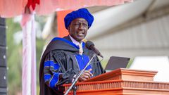 Ruto awarded Honorary Doctorate, announces Sh60Million grant for Baraton University