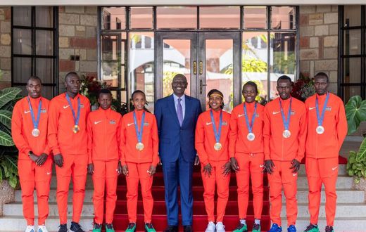 President William Ruto honoured Kenya's 2024 Olympic medallists with substantial cash prizes during a ceremony held at Eldoret State Lodge on Thursday.