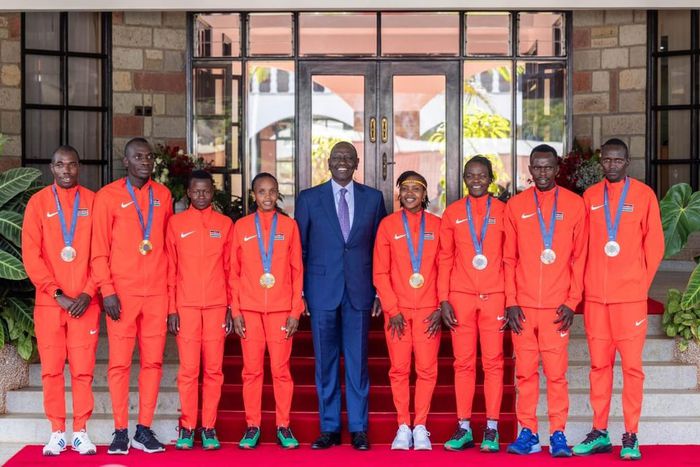 President William Ruto honoured Kenya's 2024 Olympic medallists with substantial cash prizes during a ceremony held at Eldoret State Lodge on Thursday.