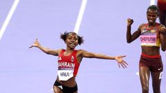 Winfred Yavi won the gold medal in the women's 3000m steeplechase in the 2024 Paris Olympics