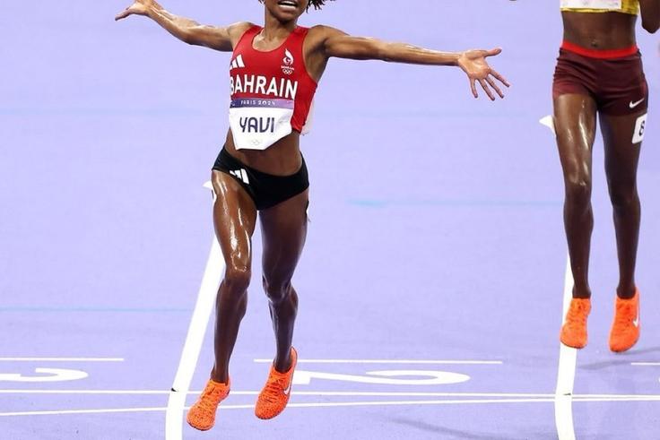Winfred Yavi won the gold medal in the women's 3000m steeplechase in the 2024 Paris Olympics