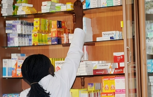 A person in a chemist
