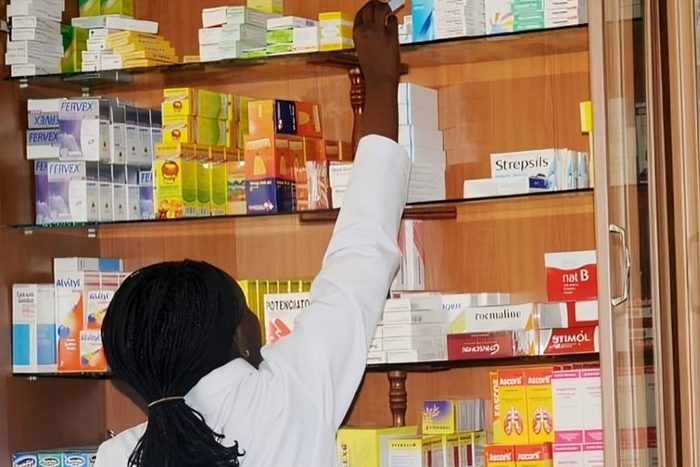 A person in a chemist