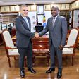 Treasury CS John Mbadi with IMF Representative in Kenya Selim Cakir on August 14, 2024