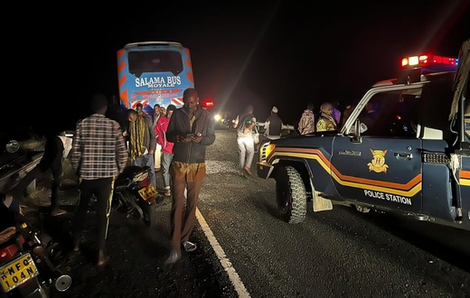 Police at shooting scene in Moyale