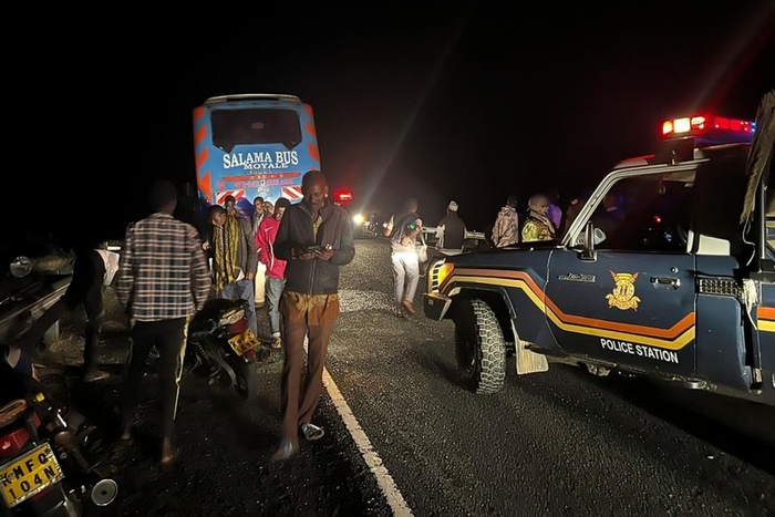 Police at shooting scene in Moyale