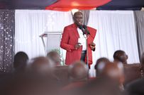 Deputy President Rigathi Gachagua speaking at the 25th Annual Interministries Union Conference at Inkinyie Primary and Junior School Grounds in  Kajiado County on Saturday, August 24, 2024