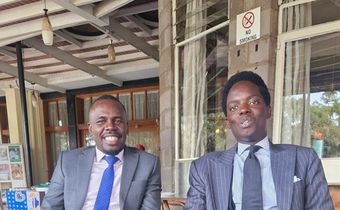Activist Kasmuel Mcoure and MP Sylvanus Osoro