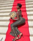Kenyan street model, fashionista and musician Kaycee Mboya 'Lupita Nyar Kisumo'
