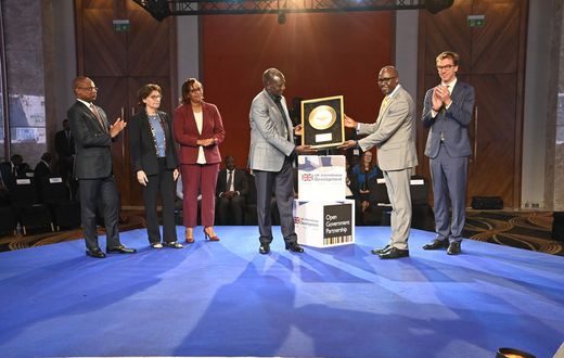 President William Ruto was on Thursday honoured with a prestigious award from the Academy of Achievements for his role in promoting transparency, public participation, and accountability during the launch of Kenya's 5th National Action Plan (NAP 5) und...