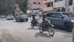 Haiti Prime Minister Garry Conille at the general hospital in Port-au-Prince