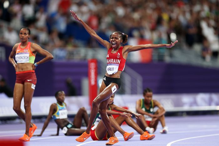Winfred Yavi won the gold medal in the women's 3000m steeplechase in the 2024 Paris Olympics