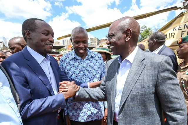 File image of President William Ruto and Simba Arati