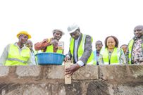 President William Ruto when he presided over the groundbreaking of the Sagana Industrial City in Kirinyaga County on Saturday, August 10, 2024