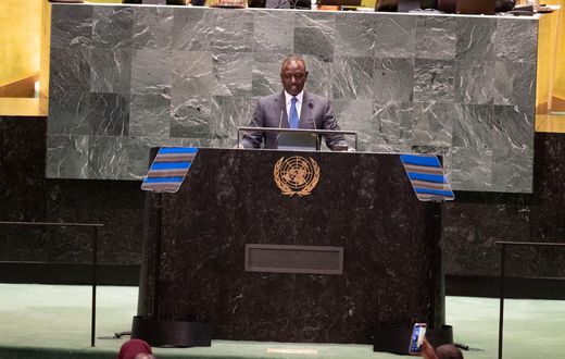 President William Ruto at the United Nations General Assembly