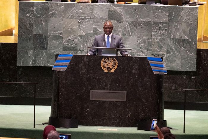 President William Ruto at the United Nations General Assembly