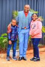 Bishop Muthee Kiengei and his children