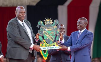 President William Ruto when he conferred the city status to Eldoret on August 15, 2024