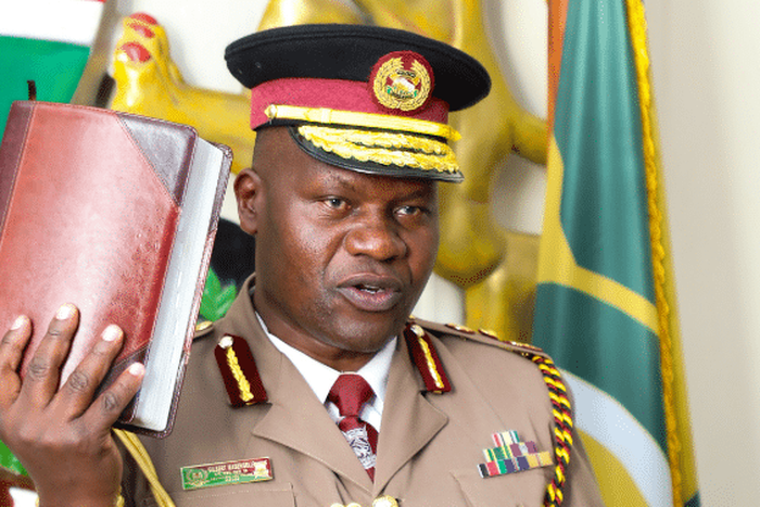Acting Police Inspector General Gilbert Masengeli