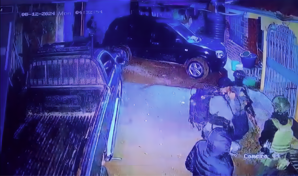 CCTV footage captured the moment the armed individuals, dressed in tactical gear entered the home of Joseph Kimani Machiri the father of David Machiri Kimani