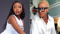 From left: YouTuber Eve Mungai & TikToker Nyako