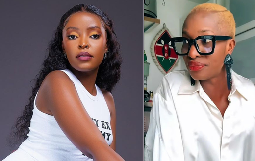 From left: YouTuber Eve Mungai & TikToker Nyako