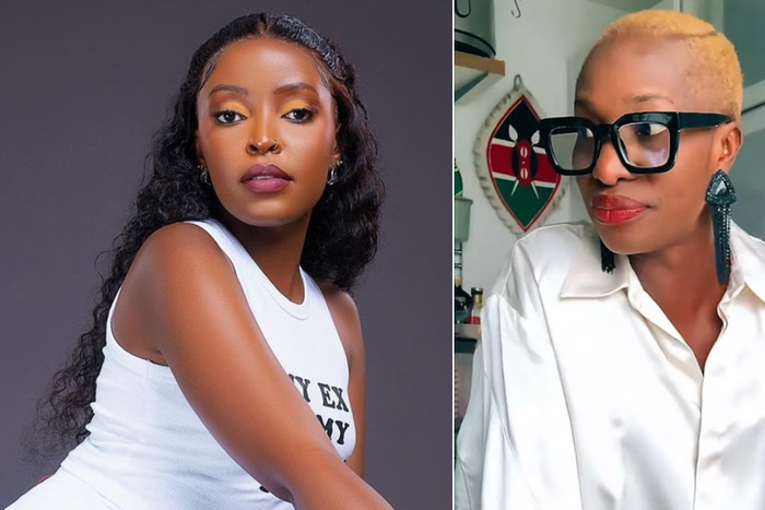 From left: YouTuber Eve Mungai & TikToker Nyako