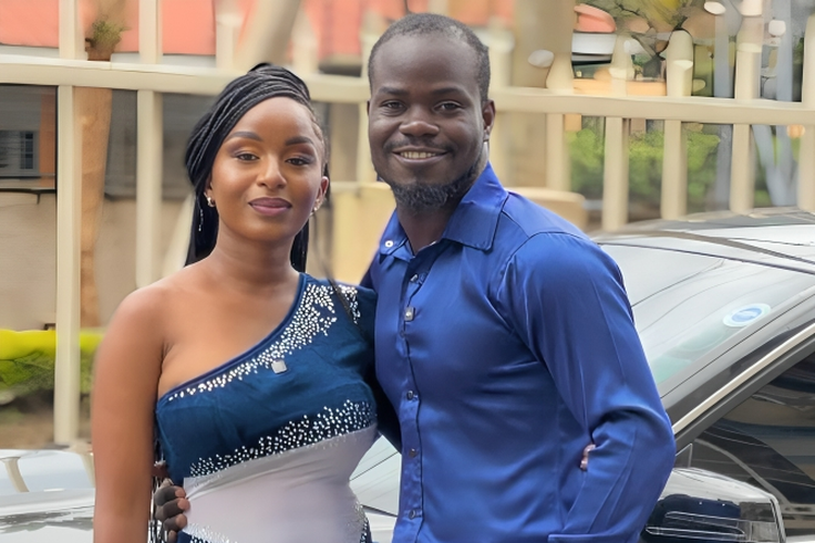 Mulamwah with his wife Ruth K