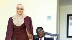 Businesswoman Zari Hassan with her husband Shakib Lutaaya
