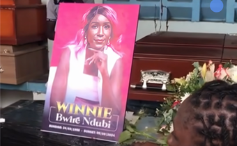 Winnie Bwire's body arrives in Kenya for burial