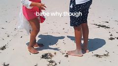 Video of man who drowned while vacationing with his girlfriend in coast emerges