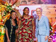 Bina Maseno, Exec Dir Badili Africa, Caroline Awuor, Embakasi Political mobilizer and Amb Caroline Vicini of Sweden at the premier of Badili Africa’s documentary film, The King Makers: Unseen Faces, Unheard Voices