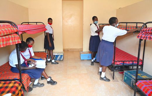 Students in a domitory