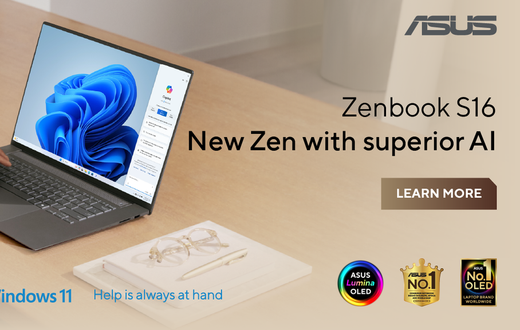 Key features of the ASUS Zenbook S16